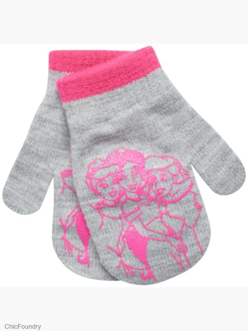 Girls Insulated Waterproof Winter Gloves 4-Pack Toddler Size 2-4